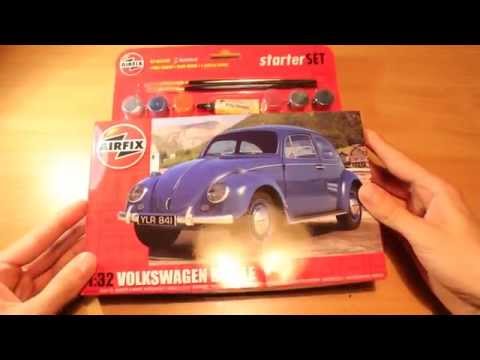 Airfix 1:32 VW Beetle Starter Gift Set Unboxing & Overview
