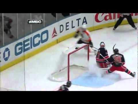 Giroux to Richards Shorthanded 1/16/11 @ NY Rangers