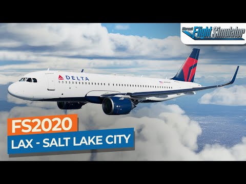 [MSFS] Los Angeles LAX to Salt Lake City - Airbus A320neo Delta Airlines｜Drawyah