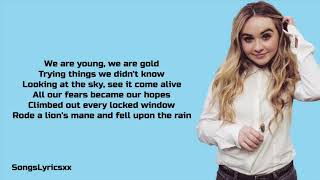 Sabrina Carpenter - We’ll Be The Stars (Lyrics)