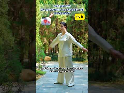 Five minutes,six movements to exercises the whole body. #taichi #healthy #exercise #practice #fyp