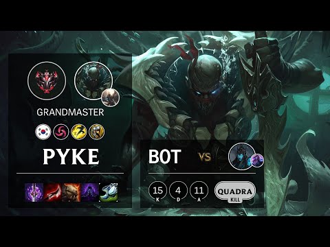 Pyke Bot vs Kalista - KR Grandmaster Patch 10.20