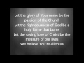 Chris Tomlin - All to Us with Lyrics