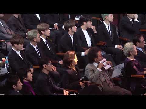 181024 대중문화예술상 방탄소년단 BTS  reaction -유성은님 백만송이장미