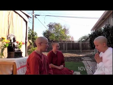 Sarana's Anagarika Precepts Ceremony