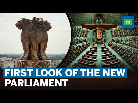 First Look | New Parliament Building | Visuals From Inside Lok Sabha & Rajya Sabha