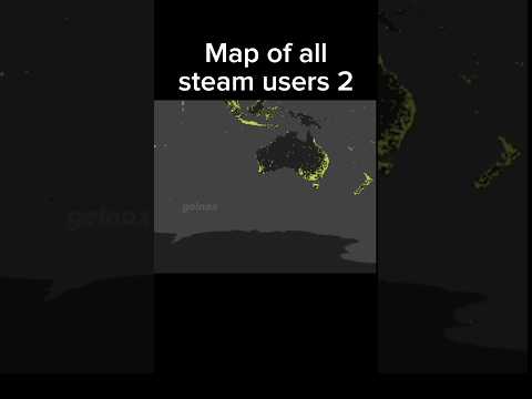 Map of all steam users
