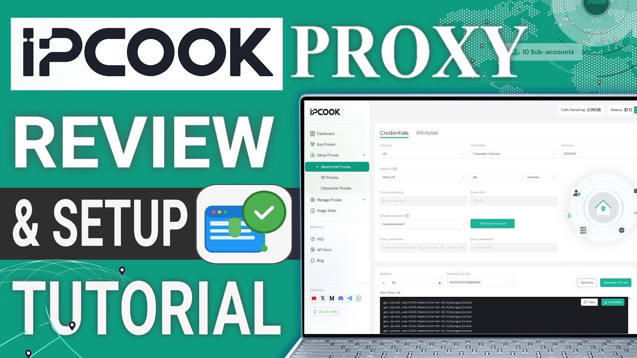 IPcook Proxy Review & Setup Tutorial | Best Residential Proxies for any Anti-Detect Browsers