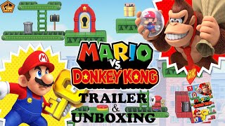 Nintendo Switch Mario Vs Donkey Kong Trailer & Unboxing (GamesWorth)