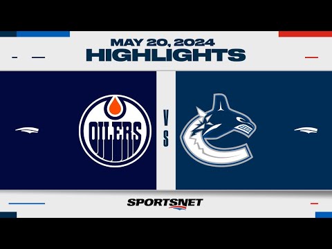 NHL Game 7 Highlights | Oilers vs. Canucks - May 20, 2024