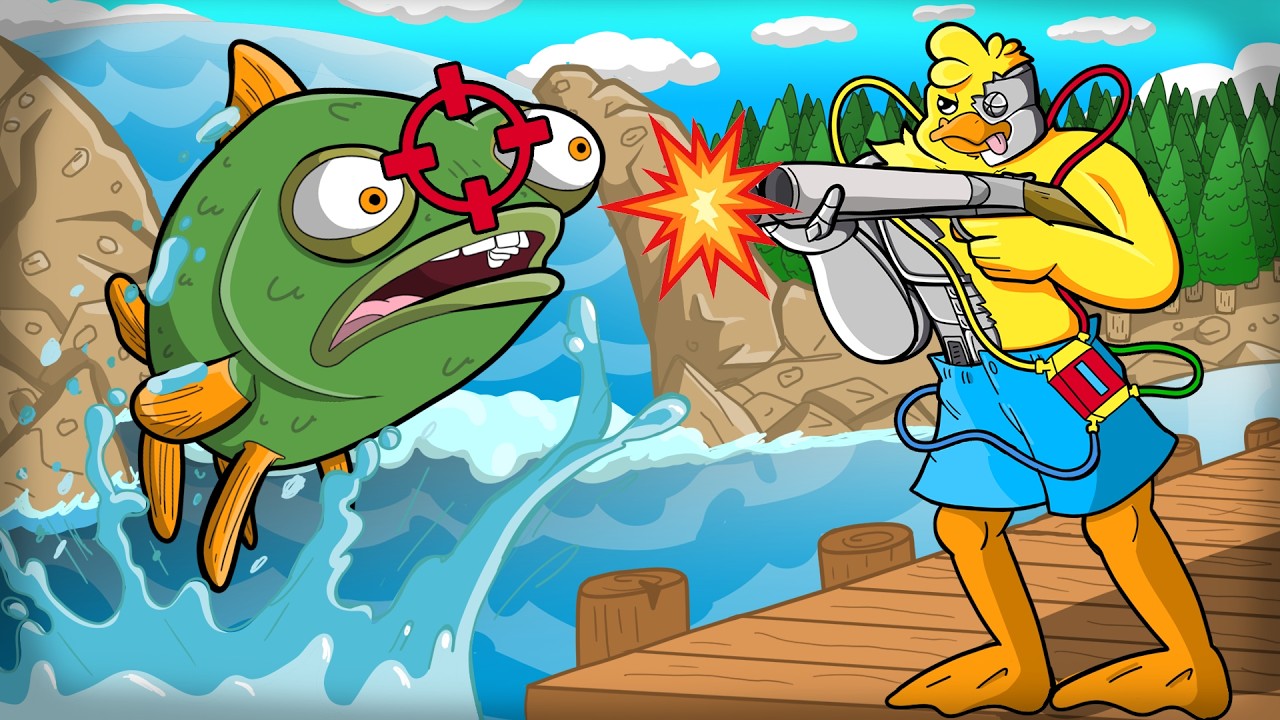 DEBO DISPARAR a los PECES para PESCAR