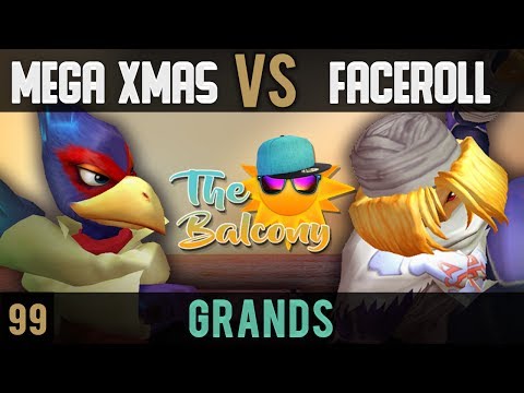 Melee @ the Balcony 99 - Grands ft. Mega Christmas (Falco) VS Captain Faceroll (Sheik)