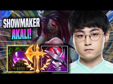 SHOWMAKER IS INSANE WITH AKALI! - DK ShowMaker Plays Akali MID vs Orianna! | Season 2022