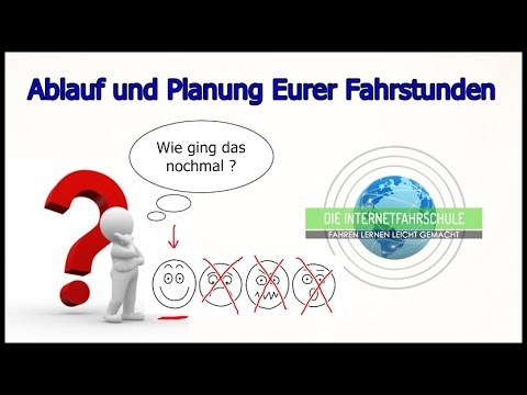 Ablauf / Planung Eurer Fahrstunden - Darauf solltet Ihr achten! - Fahrstunde - Fahrschule