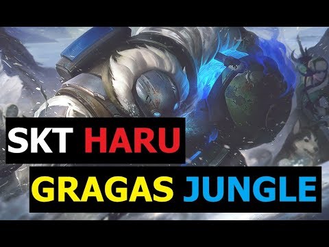 SKT T1 Haru Play Gragas Jungle Patch 9 8 S9 Ranked Korean Pro Replays