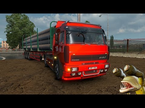 Liaz 300s ОБЗОР Euro Truck Simulator 2 (v1.28.x, - 1.31.x)