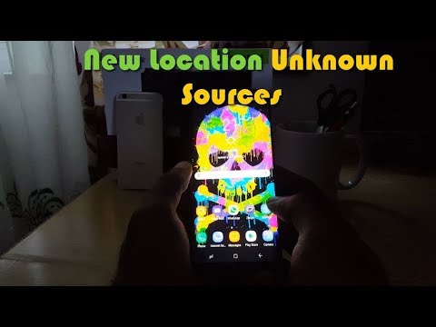 Galaxy S9 Unknown Sources missing/new location