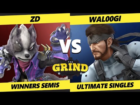 The Grind 183 Winners Semis - ZD (Wolf) Vs. Wal00gi (Snake) Smash Ultimate - SSBU