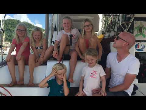 These two families sailed across and ocean together and made a song about it!