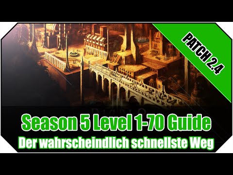 Diablo 3 Ros Patch 2.4 | Speedleveln | Level 1-70 unter 3 Stunden | Solo und Gruppen-Guide