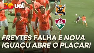 NOVA IGUAÇU NA FRENTE! FREYTES FALHA E LÉO DAVID FAZ O PRIMEIRO CONTRA O FLUMINENSE