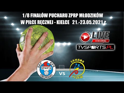 1/8 FINAŁÓW PUCHARU ZPRP MŁODZIKÓW SKF KPR SPARTA OBORNIKI – MKS SAMBOR TCZEW