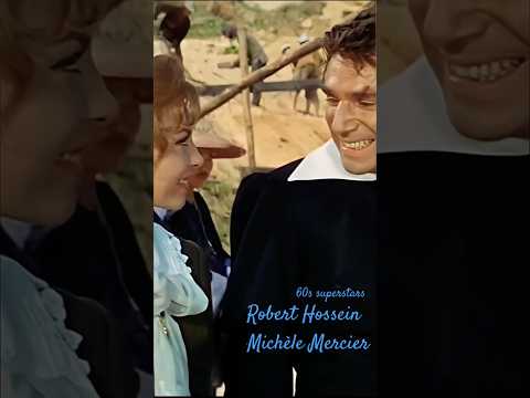 60s superstars Robert Hossein Michèle Mercier Angélique, marquise des anges #moviestar #angelique