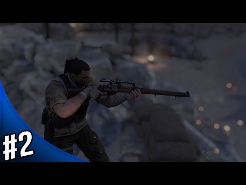 Sniper Elite 3 Gameplay Walkthrough Part 2 Let's Play - Sniping Officers