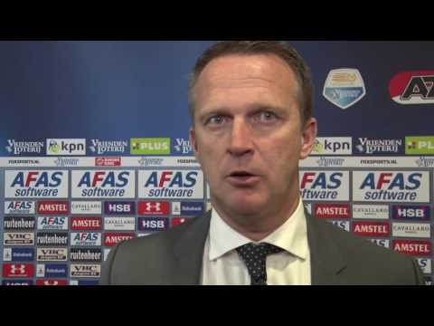 Reactie Van den Brom na AZ - Feyenoord
