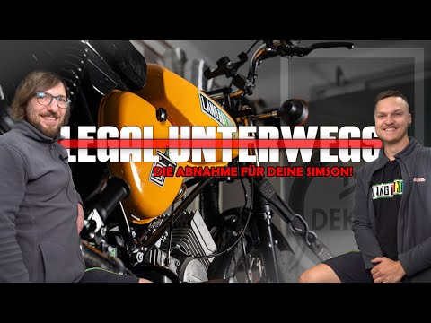 Legally on the road - approval for your Simson! Long-distance tuning