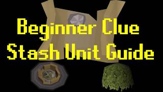 OSRS Beginner Clue Scroll Stash Units Guide