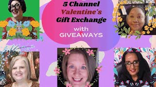 Valentine's Day Gift Ideas 2021 - 5 Channel Exchange with 5 GIVEAWAYS - #unboxing #giveaway2021