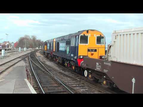 DRS Class 20's no's: 20304-20301 @ Bristol Temple Meads {2010}.