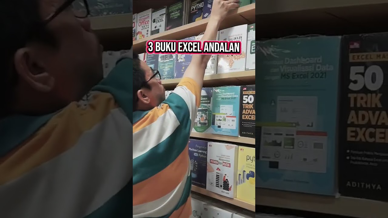 3 Buku Excel Andalan Saya Banget #buku #excel #tutorialexcel #belajarexcel #tutorialexcelpemula
