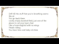 Kristin Hersh - Baseball Field Lyrics