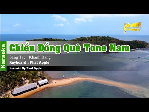Karaoke Chiều Đồng Quê Tone Nam Cha Cha Dân Ca Phát Apple 2025