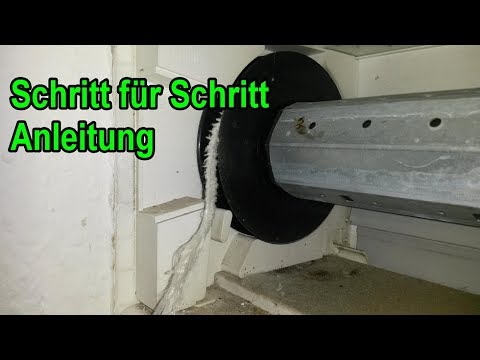 Rolladengurt wechseln Schritt für Schritt Anleitung - Rolladen / Aussen Jalousie Gurt reparieren