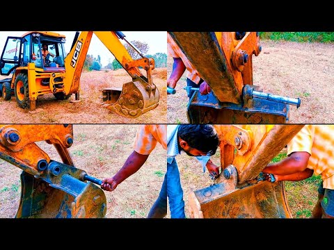 JCB 3DX Bucket Changing | Small to Bigg Bucket and Bigg to Small Bucket