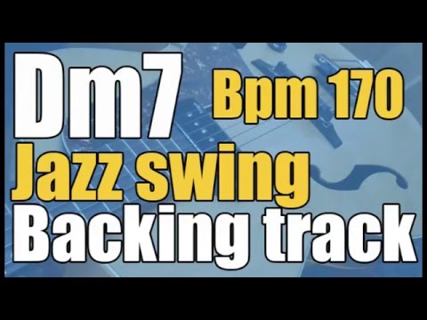 Dorian Jazz Swing Backing Track - D minor seventh - 170 Bpm