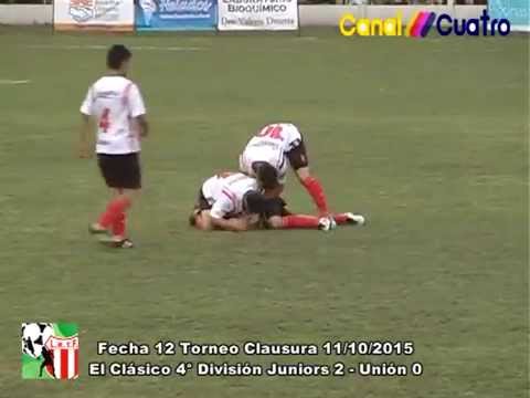 CLASICO REVANCHA CUARTA DIVISION TOTORAS JUNIORS 2 UNION FUTBOL CLUB 0