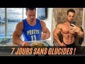 7 JOURS SANS GLUCIDES : LA DÉCHARGE COMMENCE (ça va être dur !😱)