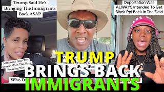BLACK PEOPLE RESPOND | IT Was ALWAYS About TRUMP GETTING BLACK PEOPLE In The FIELDS