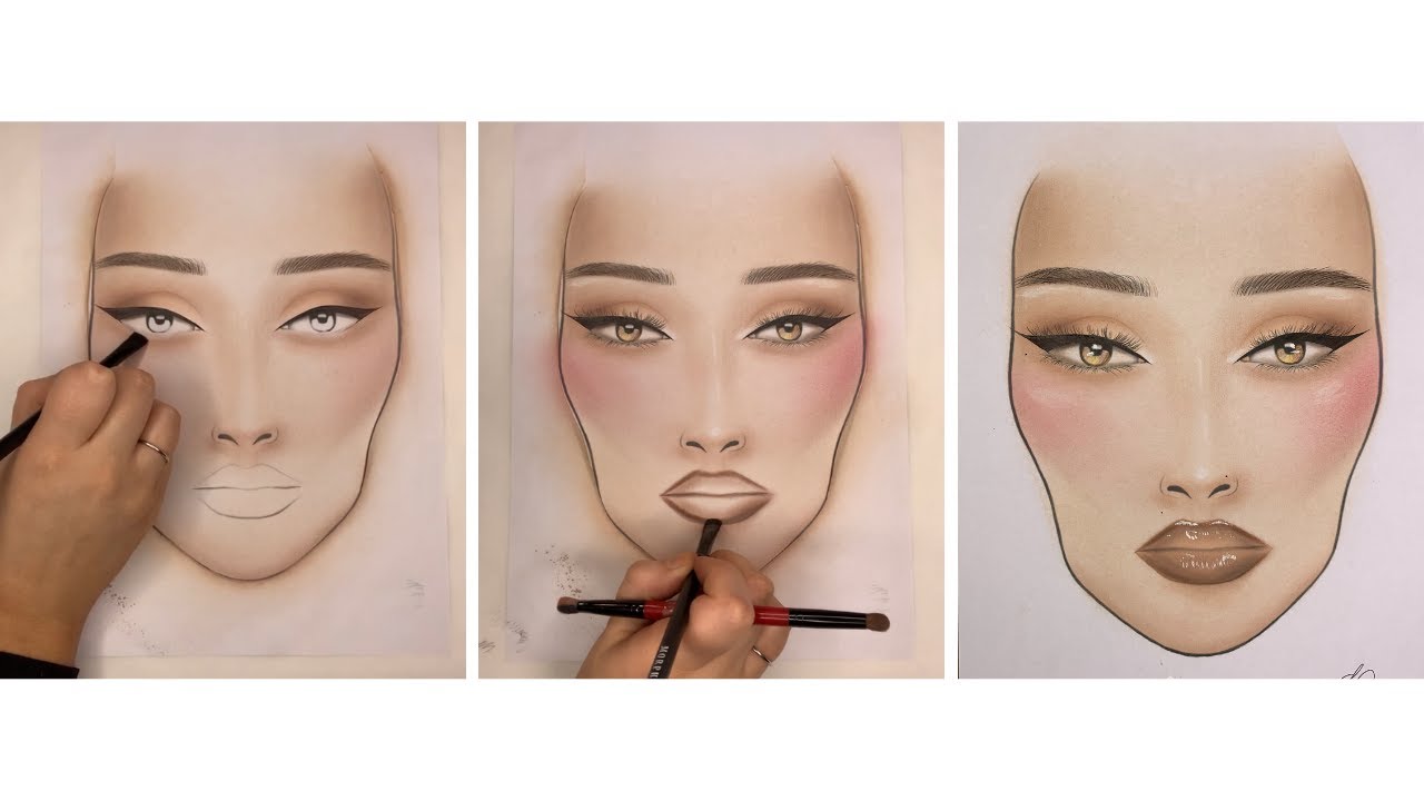 Face Chart Tutorial | Soft Glam | Emily Walkear