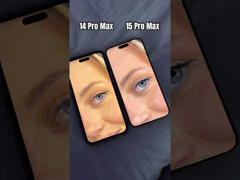 iPhone 14 Pro Max VS iPhone 15 Pro Max Selfie Test!