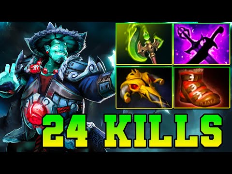 24 Kills Storm Spirit Dota 2 Pro Mid Lane Gameplay Guide Item Build Highlights Skills Mid Patch 7.37