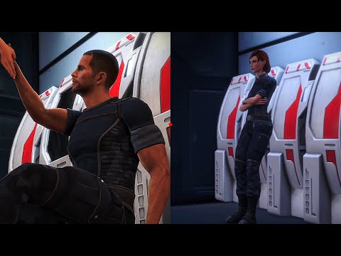 ME:LE Post-Virmire Citadel Lockdown Interactions (Ashley, Kaidan, Liara Romance)