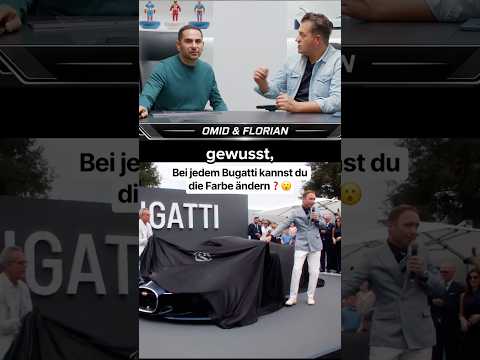 Man kann bei jedem Bugatti die Farbe im Nachhinein ändern #florianf12 #omidmouazzen ￼