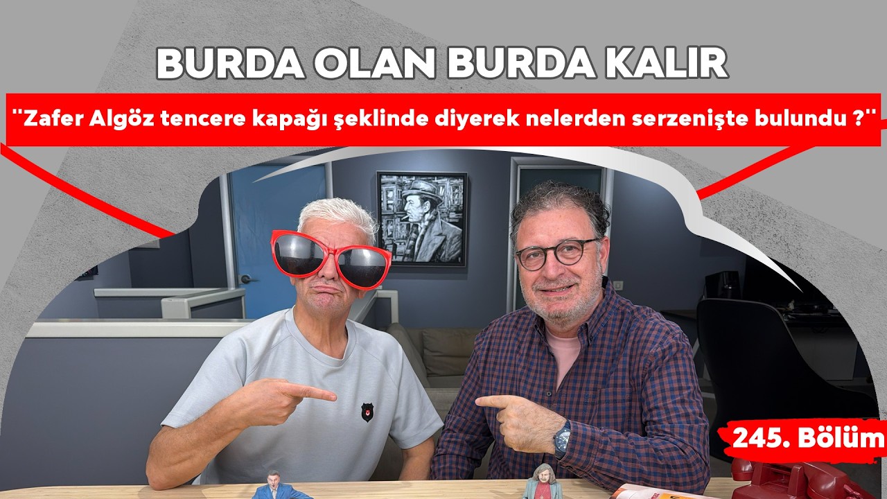 ''Zafer Algöz tencere kapağı şeklinde diyerek nelerden serzenişte bulundu ?'' | 245.Bölüm