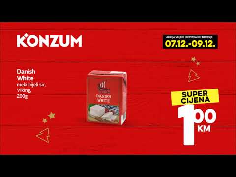 Nova Vikend akcija u Konzumu! 07.12.-09.12.2018.