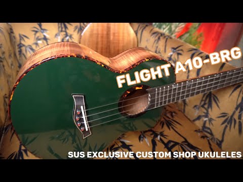 Flight A10 Ukuleles - Custom Model - British Racing Green!